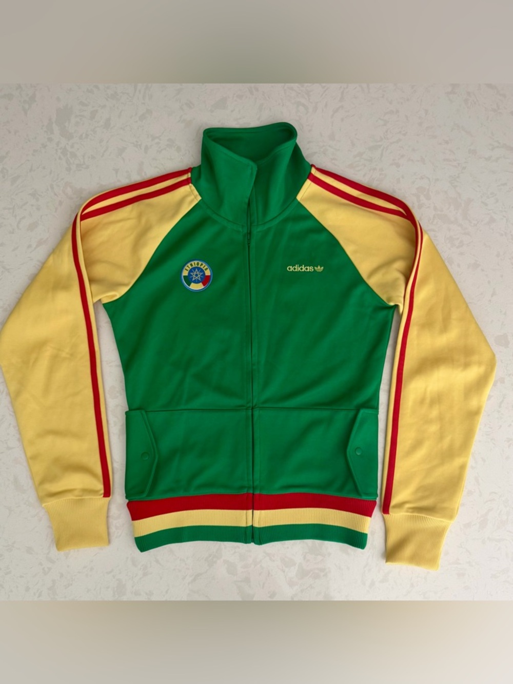 ADIDAS Originals Rare-Vintage Ethiopia Track Jacket - Women’s M - Like New - Picture 3 of 5